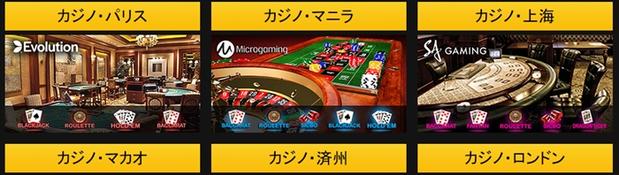 ライブカジノやテーブルゲームでも適応できる！